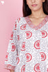 Bizzy Lizzy Kurta And Pant Set With Kota Dupatta In Block Print